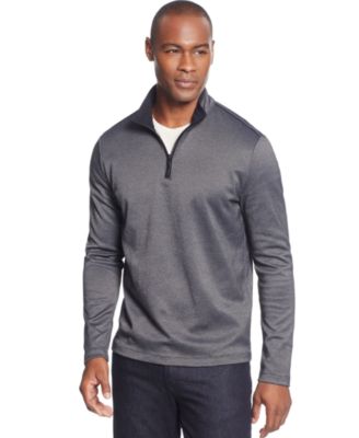 Alfani - Fitz Feeder Quarter-Zip Sweater