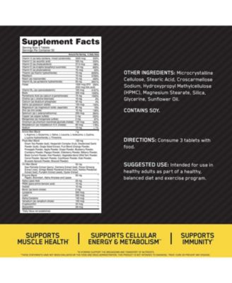 Opti-Men, Vitamin C, Zinc and Vitamin D, E, B12 for Immune Support Mens Daily Multivitamin Supplement, 90 Count