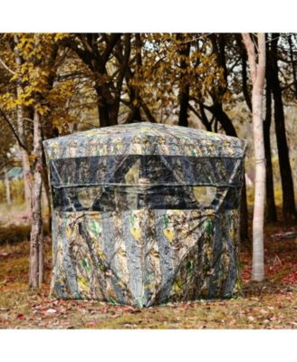 3 Person Portable Surround View Tent with Slide Mesh Window