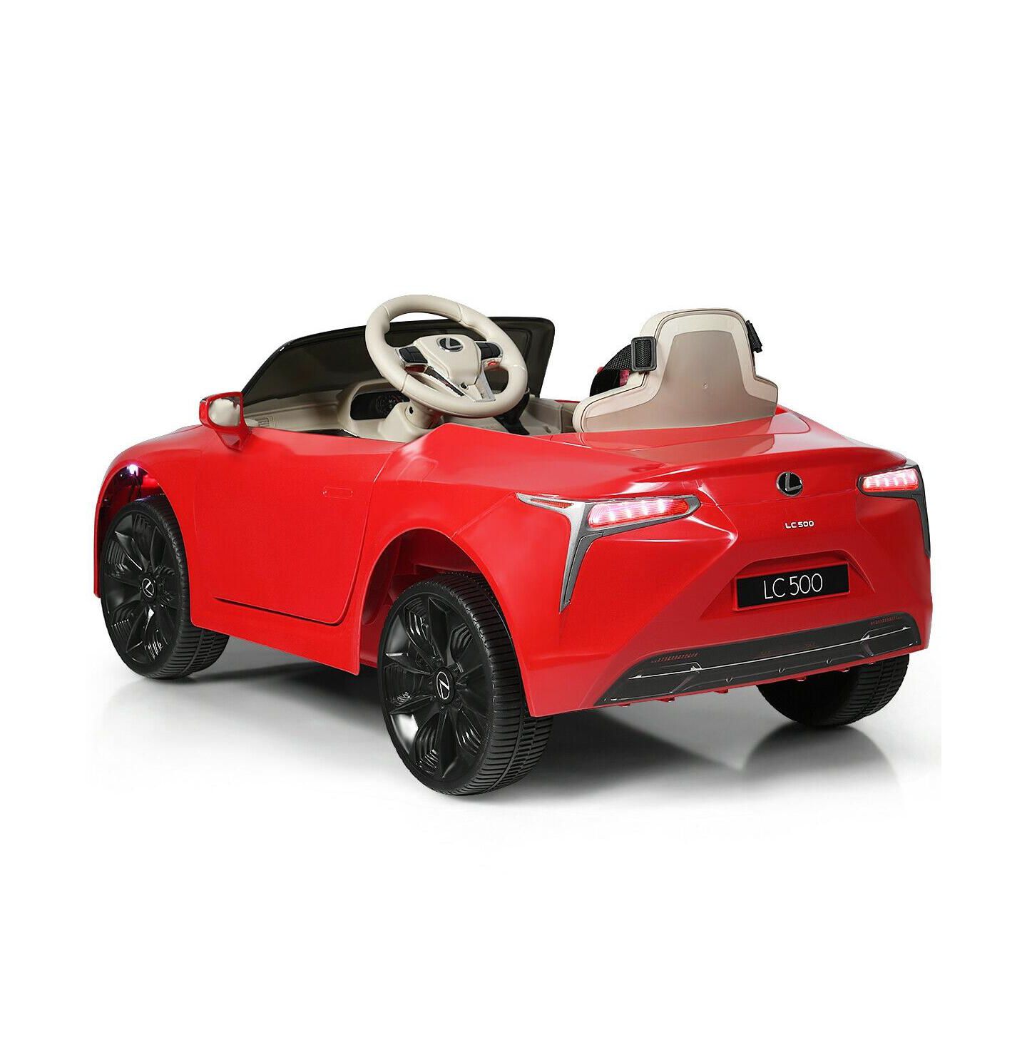 Детская игрушка SUGIFT Licensed Lexus LC500 12V Remote Control Ride-On Car, Ages 3-7, цвет: Красный — фото 3