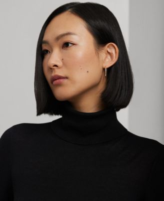 Women's Silk-Blend Turtleneck Sweater