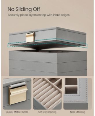 Stackable Jewelry Storage Trays – Efficient Organization for All Your Accessories