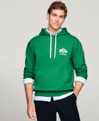 Tommy Hilfiger - Men's Embroidered Hilfiger Crest Hoodie