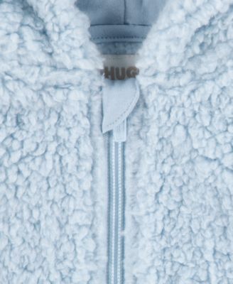 Baby Boys' Sherpa Jacket, Bodysuit and Pants 3-Piece Set