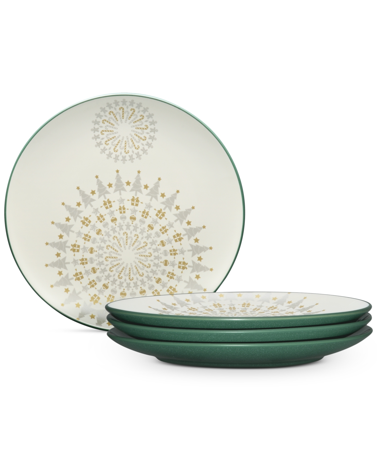 Dinnerware Set of 4 Colorwave Spruce Holiday Plates - Green