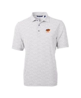 Men's Oklahoma State Cowboys Alumni Logo DryTec Virtue Eco Pique Botanical Print Polo