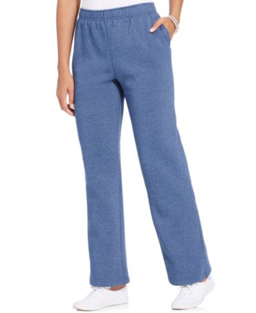 Karen Scott Sport Fleece Pull-On Pants - Pants - Women - Macy's