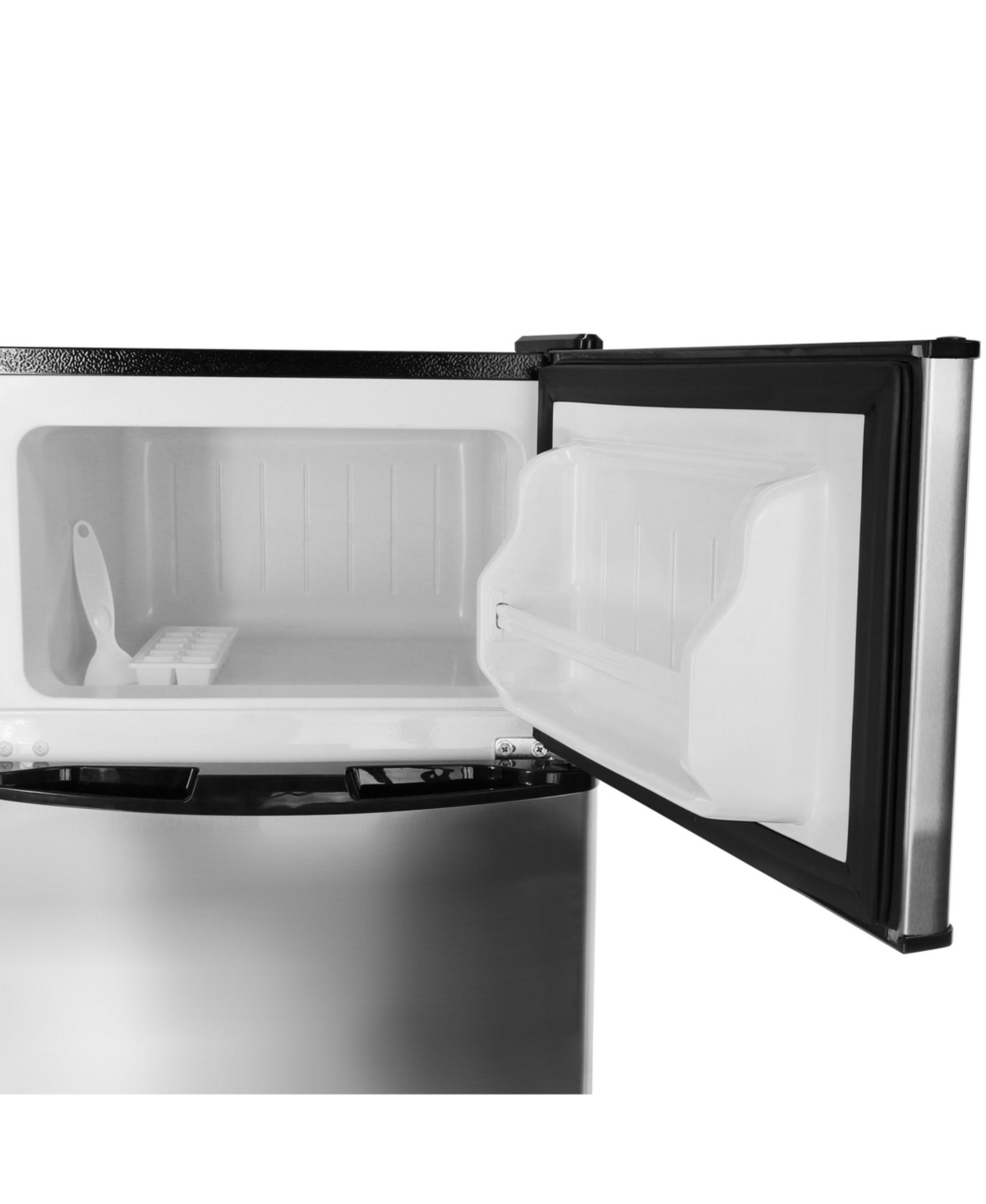 Megachef 3.2 Cubic Feet 2 Door Refrigerator/Freezer in Stainless Steel