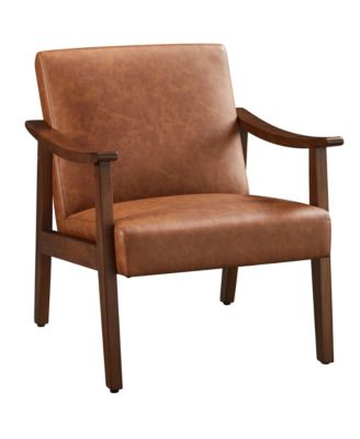 Modern Accent Chair Mid-Century Upholstered Armchair