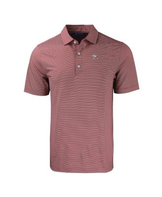 Men's Maroon North Carolina Central Eagles Forge Eco Double Stripe Stretch Polo