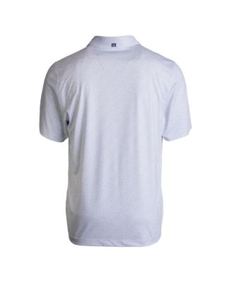 Men's White Yale Bulldogs Pike Eco Pebble Print Stretch Polo
