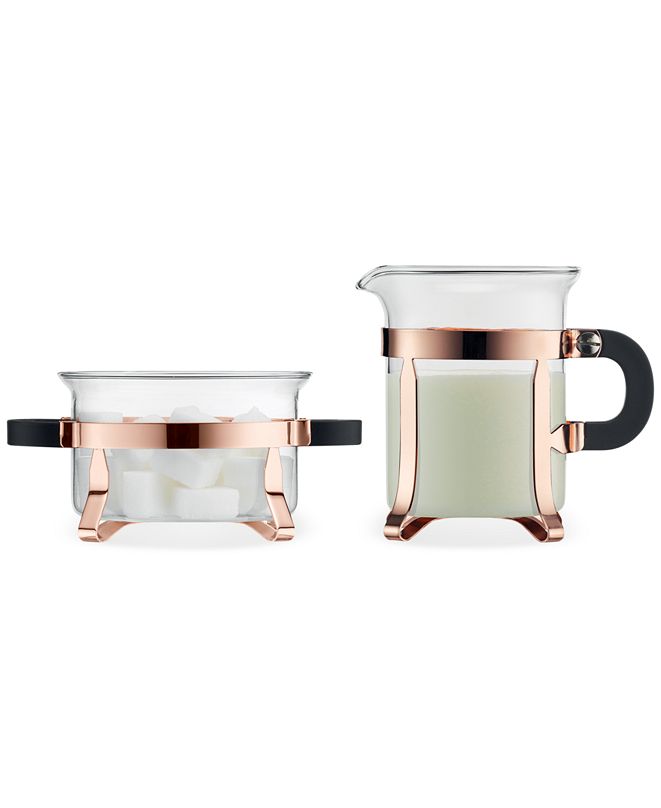 Bodum Chambord Classic Copper Sugar & Creamer Set & Reviews Home Macy's