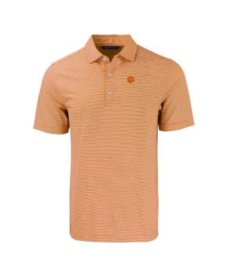 Men's Clemson Tigers Forge Eco Double Stripe Stretch Polo