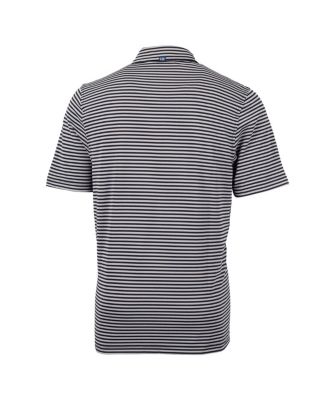 Men's Black South Carolina Gamecocks Vault DryTec Virtue Eco Pique Stripe Polo