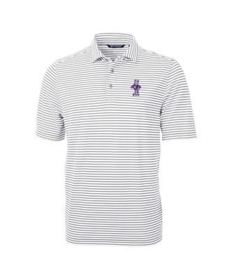 Men's Kansas State Wildcats Vault DryTec Virtue Eco Pique Stripe Polo