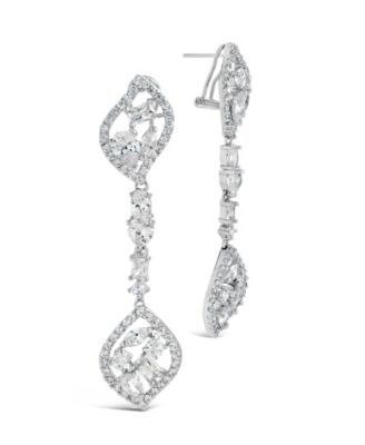Mariah Cubic Zirconia Drop Earrings