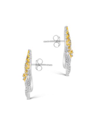 Heidi Cubic Zirconia Flower Stud Earrings