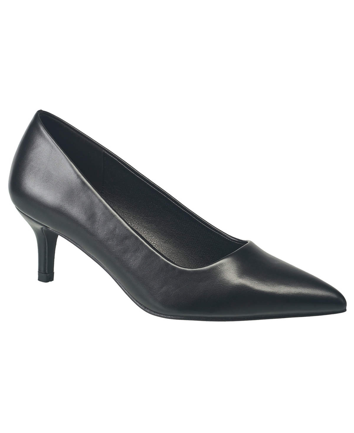 Women's Hayley Kitten Heel Pumps - Black Patent
