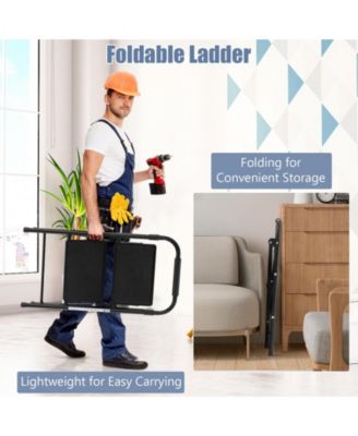 Wide Anti-Slip Pedal 2-Step Ladder