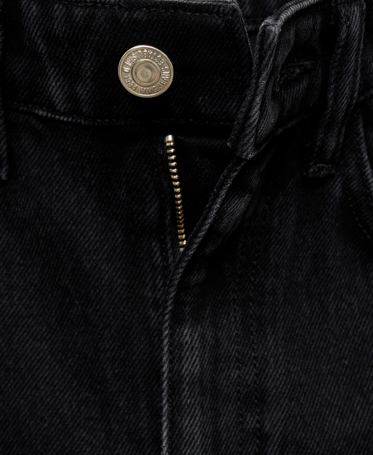 Shop Mango Women's Matilda Medium-rise Straight-fit Jeans In Black Denim
