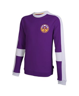 Men's and Women's Purple Los Angeles Sparks Half Time Long Sleeve T-Shirt
