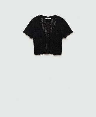 Women's Bow Detail Knitted Cardigan