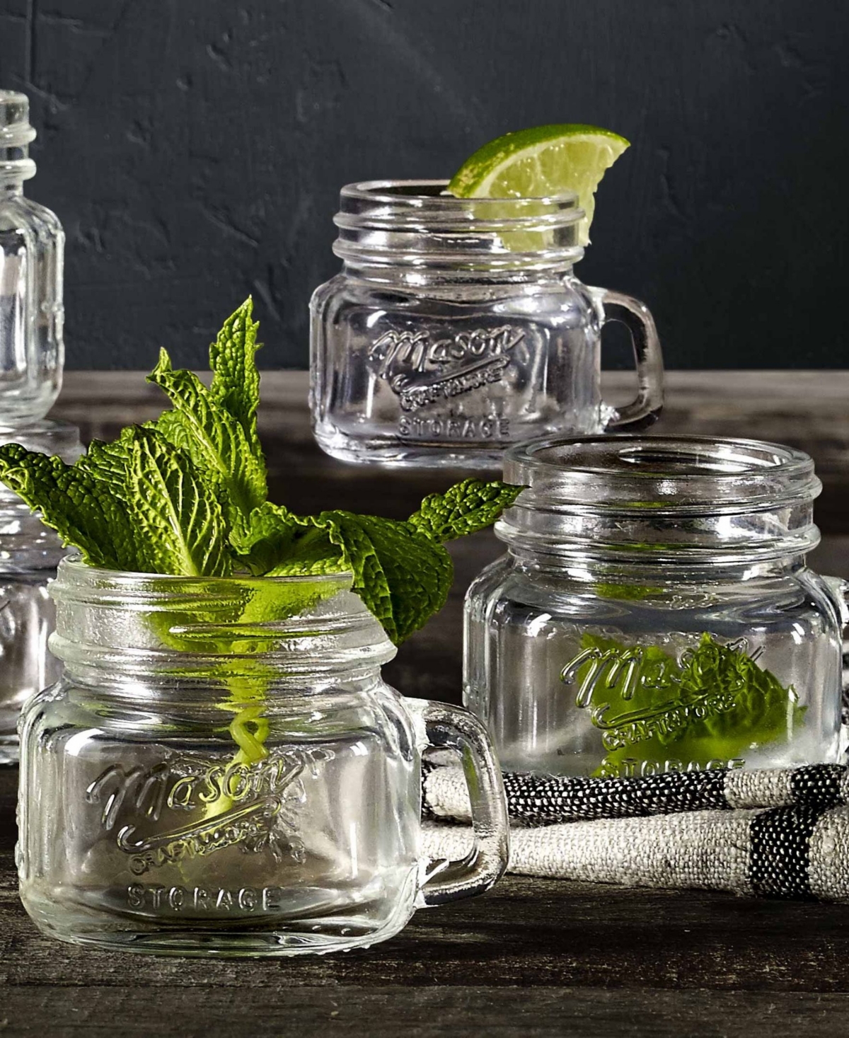 Mason Craft & More 6 Piece Shot Glass Set In Clear