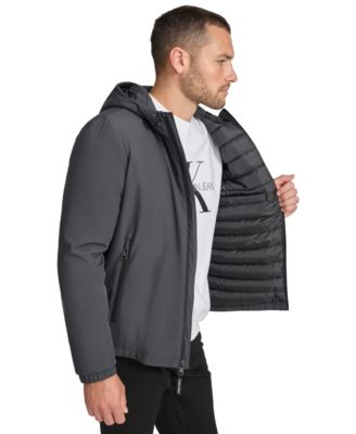 Men's Infinite Stretch Water-Resistant Hooded Jacket