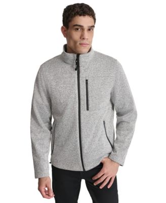 DKNY - Men's Sweater-Knit Fleece Jacket