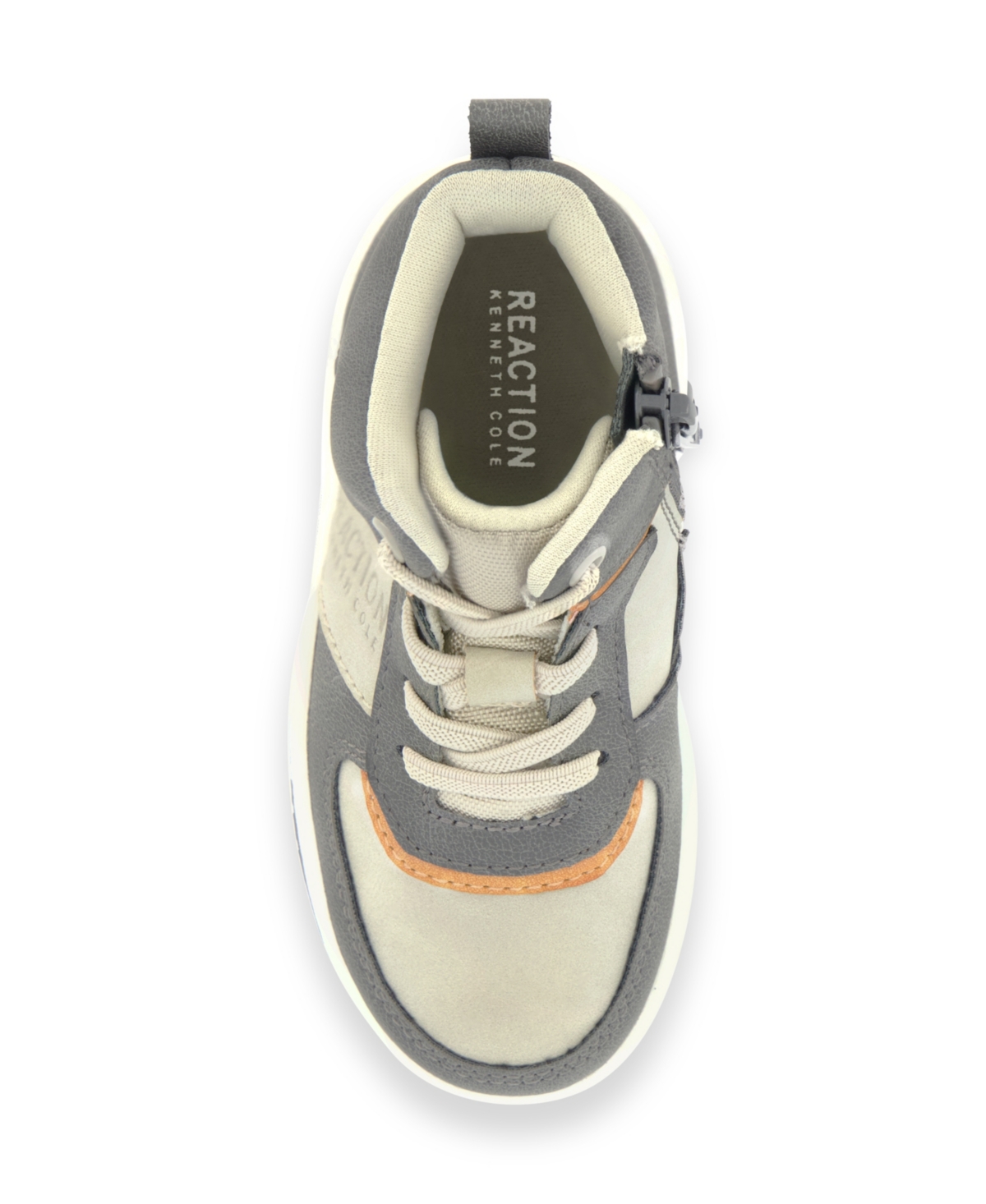 Kenneth Cole New York Toddler Boys Cyril Amir High Top Sneakers In Grey
