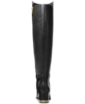 Women's June Leather Knee High Riding Boots
