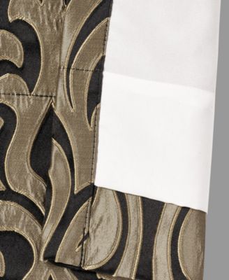 Bolero Black Window Panel Pair, 50" x 84"