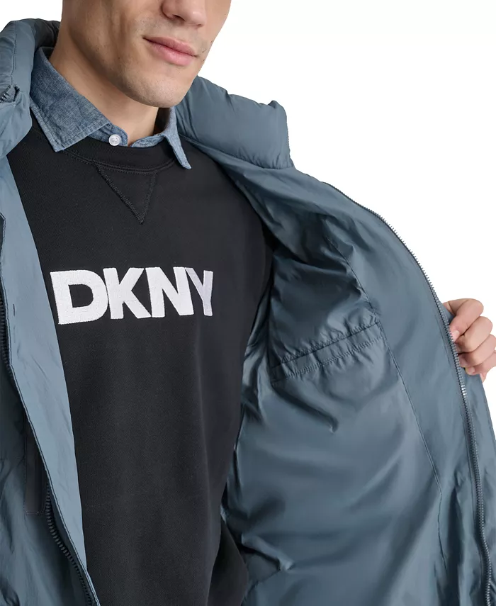 Men's Quilted Hooded Duffle Parka - thumbnail 4