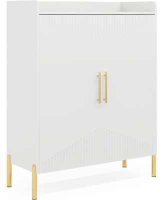 Large Shoe Cabinet, 30 Pairs Entryway Shoe Storage Cabinet with Doors and Shelves, 6-Tier Modern Shoes Rack Organizer for Hallway, Closet, Bedroom, Living Room