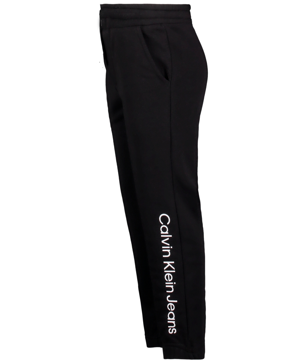 Calvin Klein Big Boys Logo Leg Soft Fleece Jogger