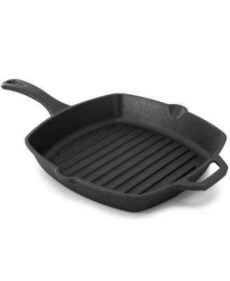 Pre-Seasoned Cast Iron 10.4 Inch Griddle with Tempered Glass Lid