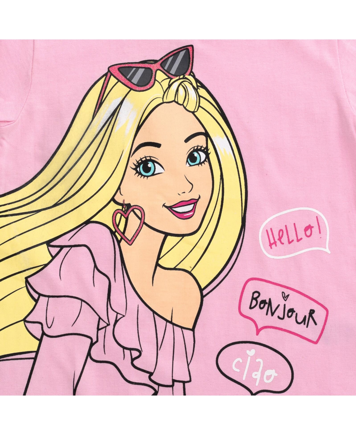 Barbie Girls 3 Pack T-Shirts to -/ black