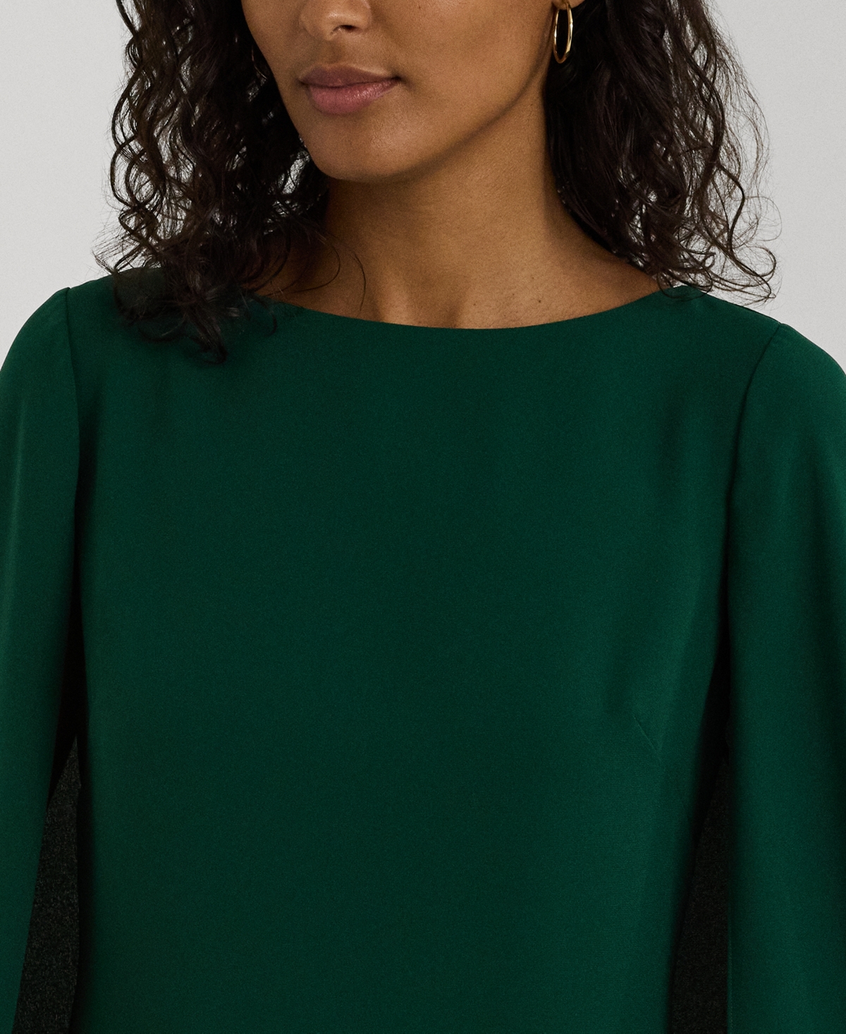Lauren Ralph Lauren Women's Georgette Cape Dress