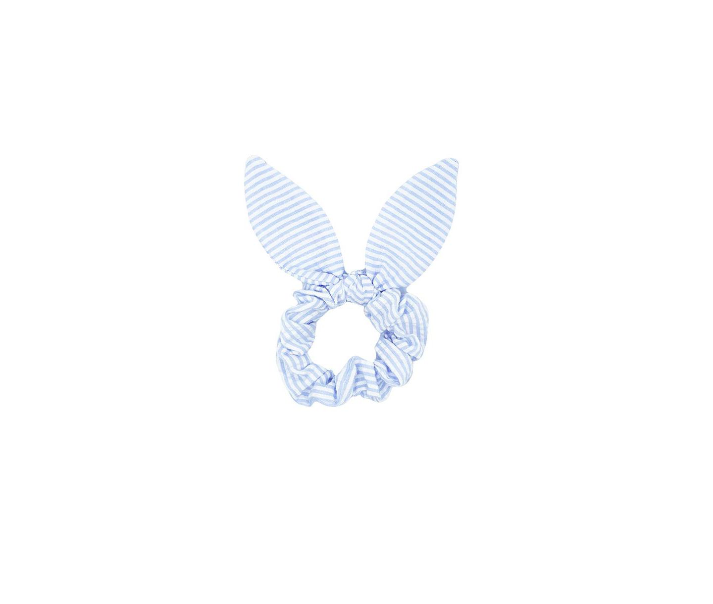 Аксессуары для волос Bits & Bows Seersucker Bow Scrunchie для девочек, цвет: Синий — фото 1