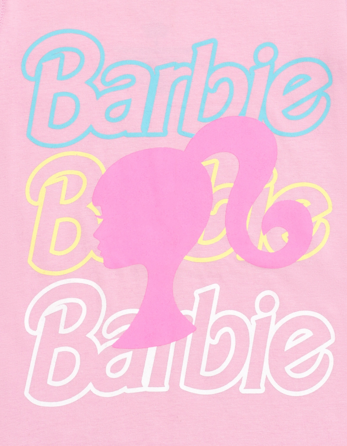 Barbie Little Girls 2 Pack Adaptive T-Shirts Sensory Friendly (4 - 7-8)