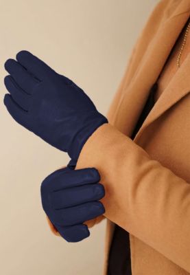 Women`s Premium Lamb Leather Touchscreen Gloves "CHELSEA"