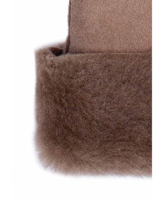 Women`s Hand-sewn Premium Lamb Fur Gloves "ILVY"