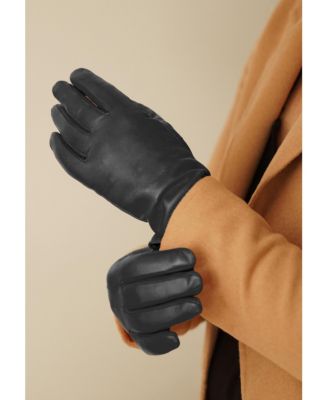 Women`s extra long Premium Lamb Leather Touchscreen Gloves "KEIRA"