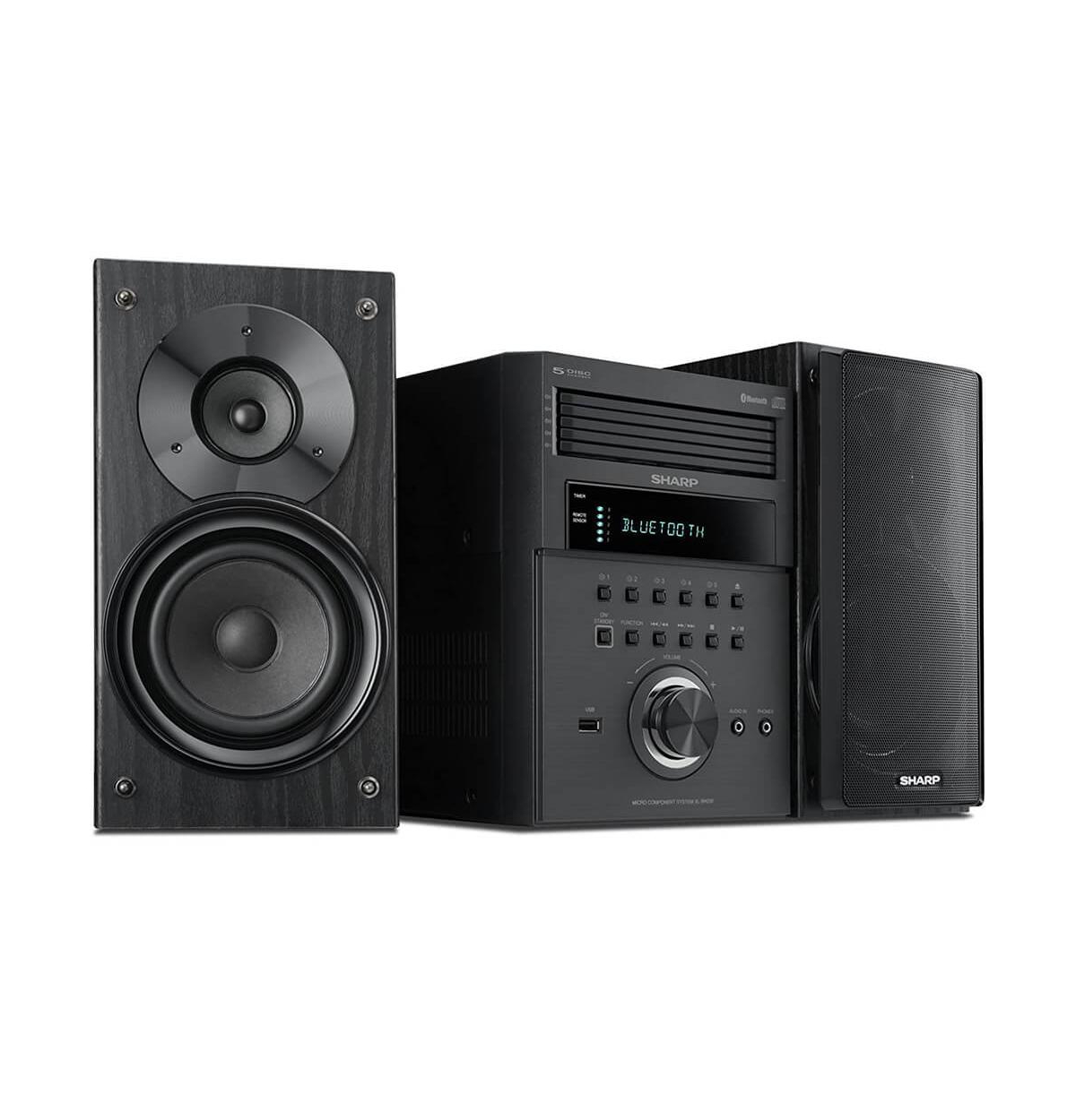 Sharp 5-Disc Micro System - Black