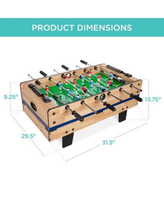 4-in-1 Multi Game Table, Childrens Arcade Set w/ Pool Billiards, Air Hockey, Foosball