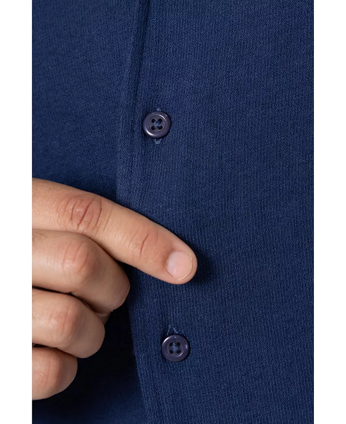 Men's Camp Collar Casual Short Sleeve Button-Up Shirt - thumbnail 8