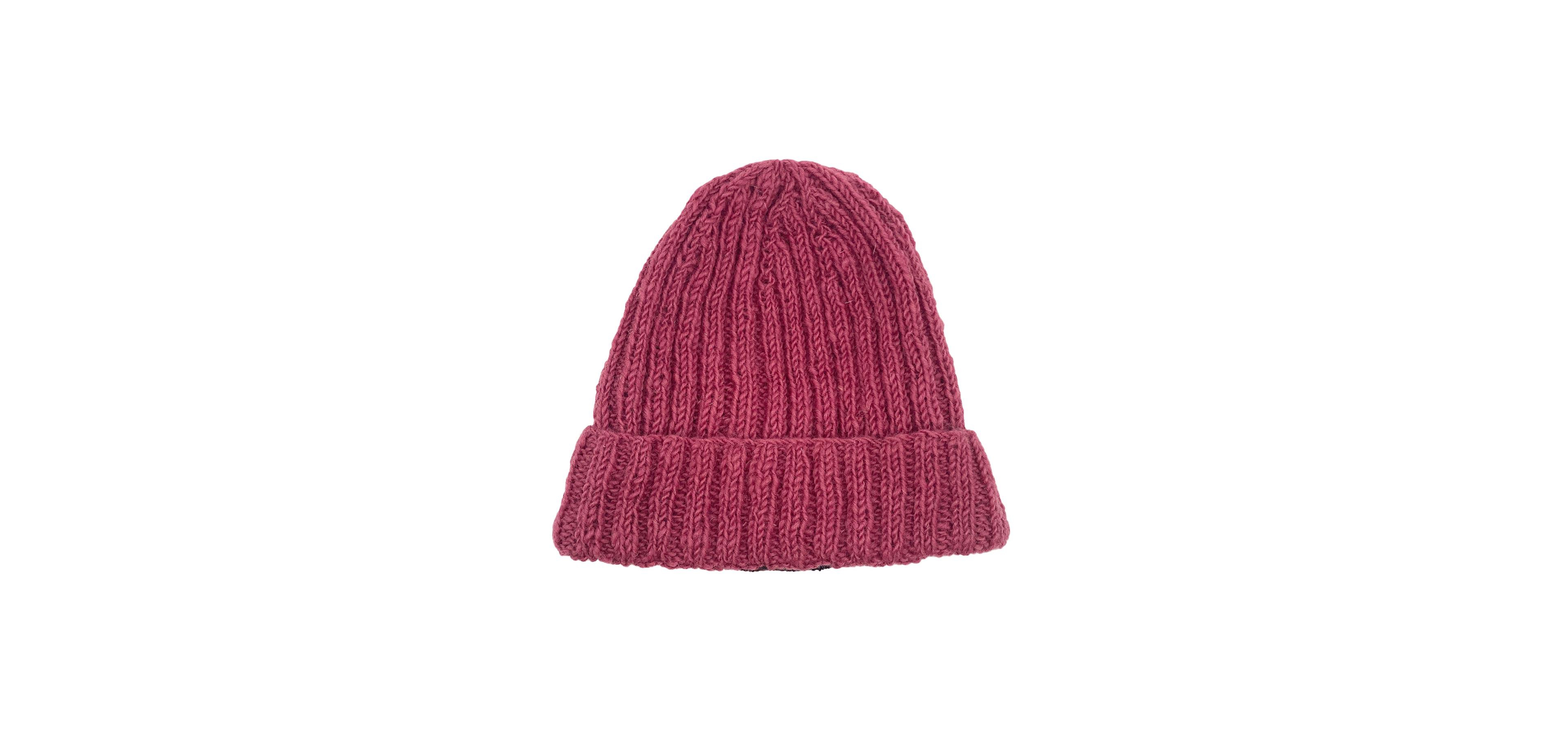 Feelgoodz Women s Artisan Hand-Knit Denali Ribbed Wool Beanie Hat