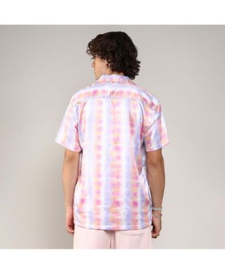Men's Lavender & Pale Orange Relaxed Ombre Shirt