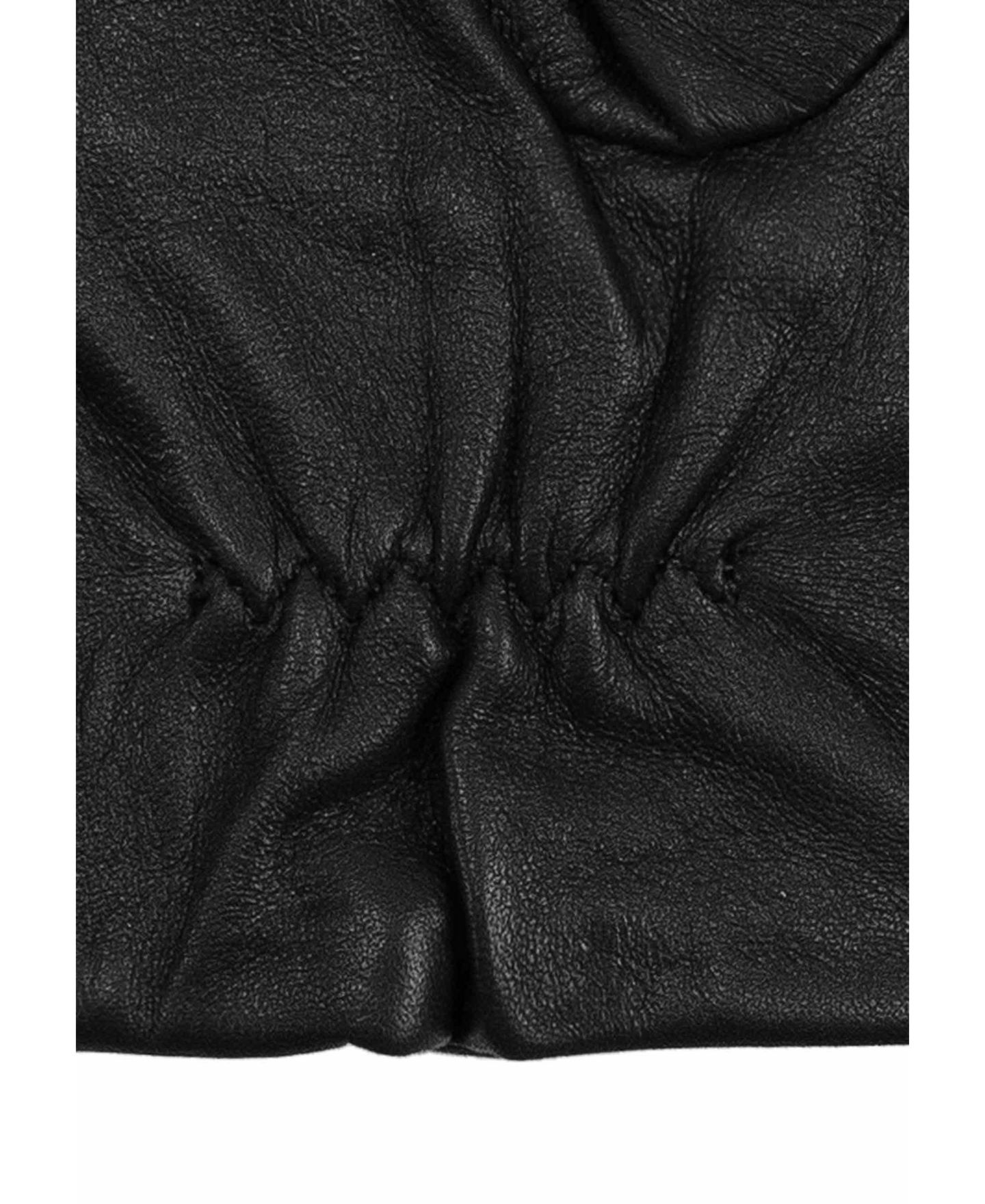 Женские перчатки KESSLER Women`s Premium Lamb Leather Touchscreen Gloves Style Chelsea, цвет: Чёрный — фото 6