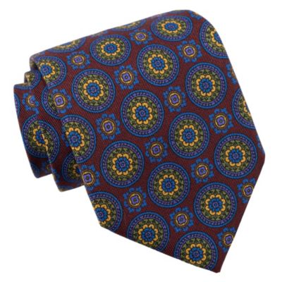 La Vigna - Printed Wool & Silk Tie for Men